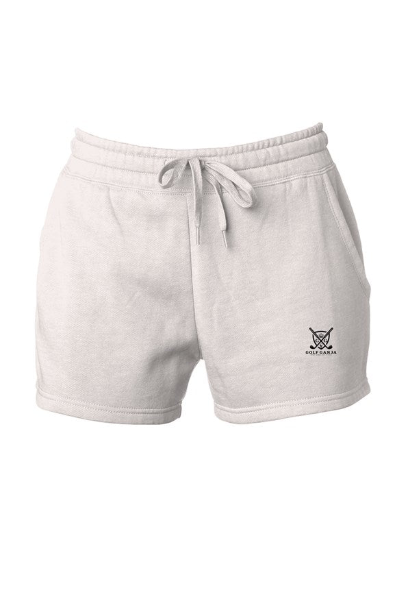 Playette Booty Shorts - Club House - White